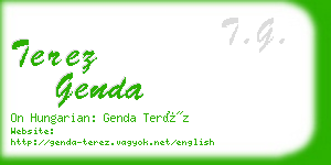 terez genda business card